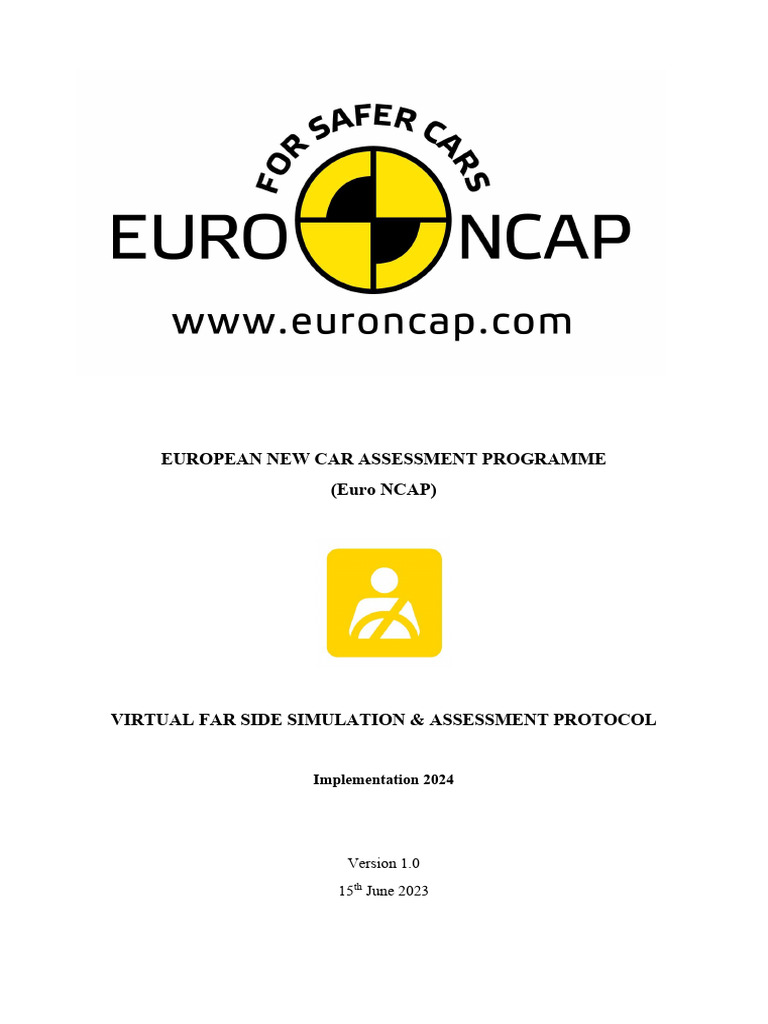 Euro Ncap VTC Simulation and Assessment Protocol v10 | PDF