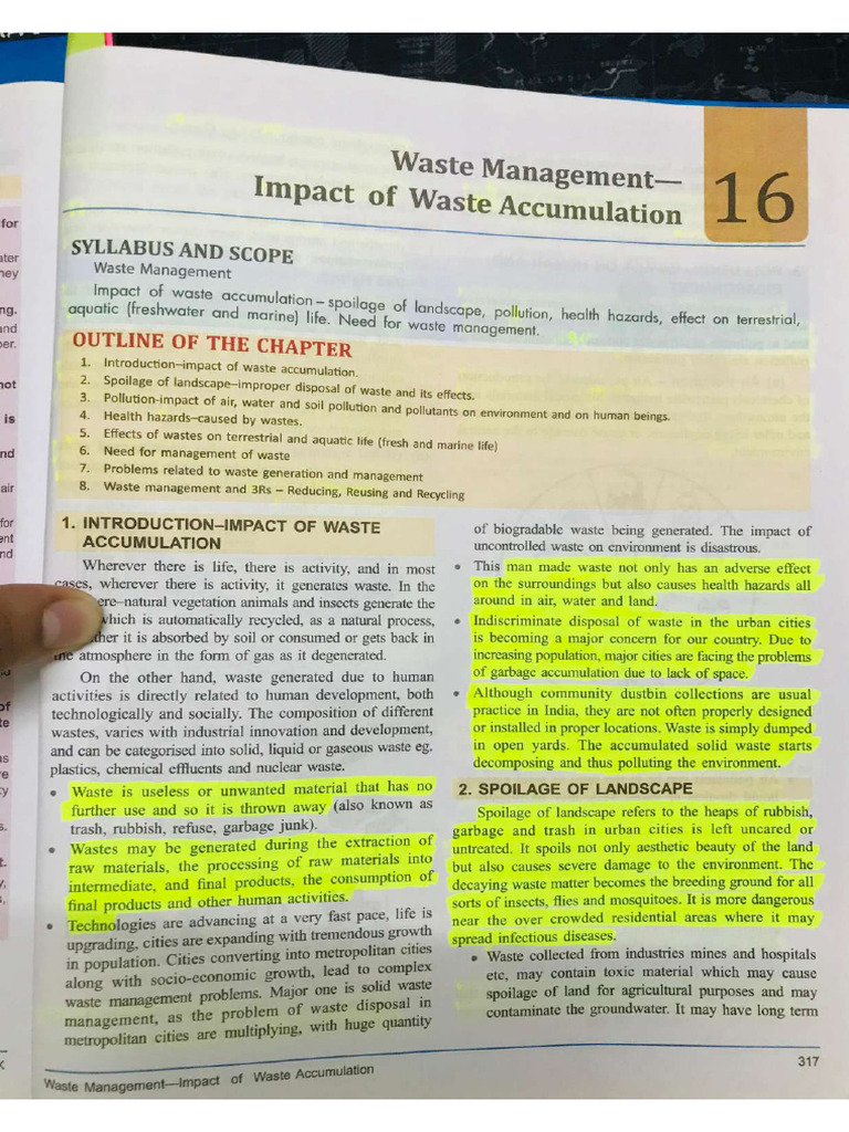 Waste Management-I | PDF