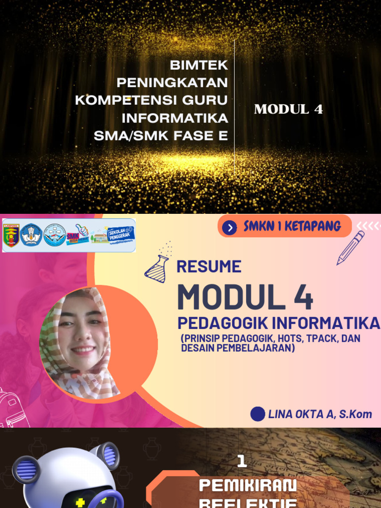 Modul 4 Bimtek Informatika | PDF