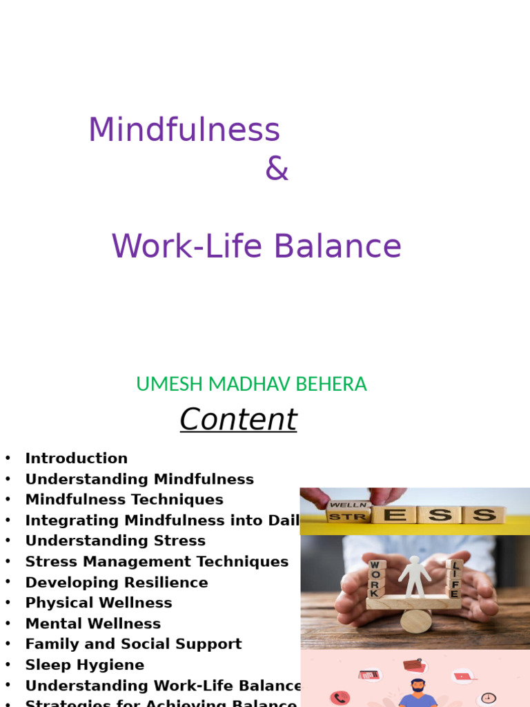 Stress Management | PDF | Mindfulness | Career & Growth