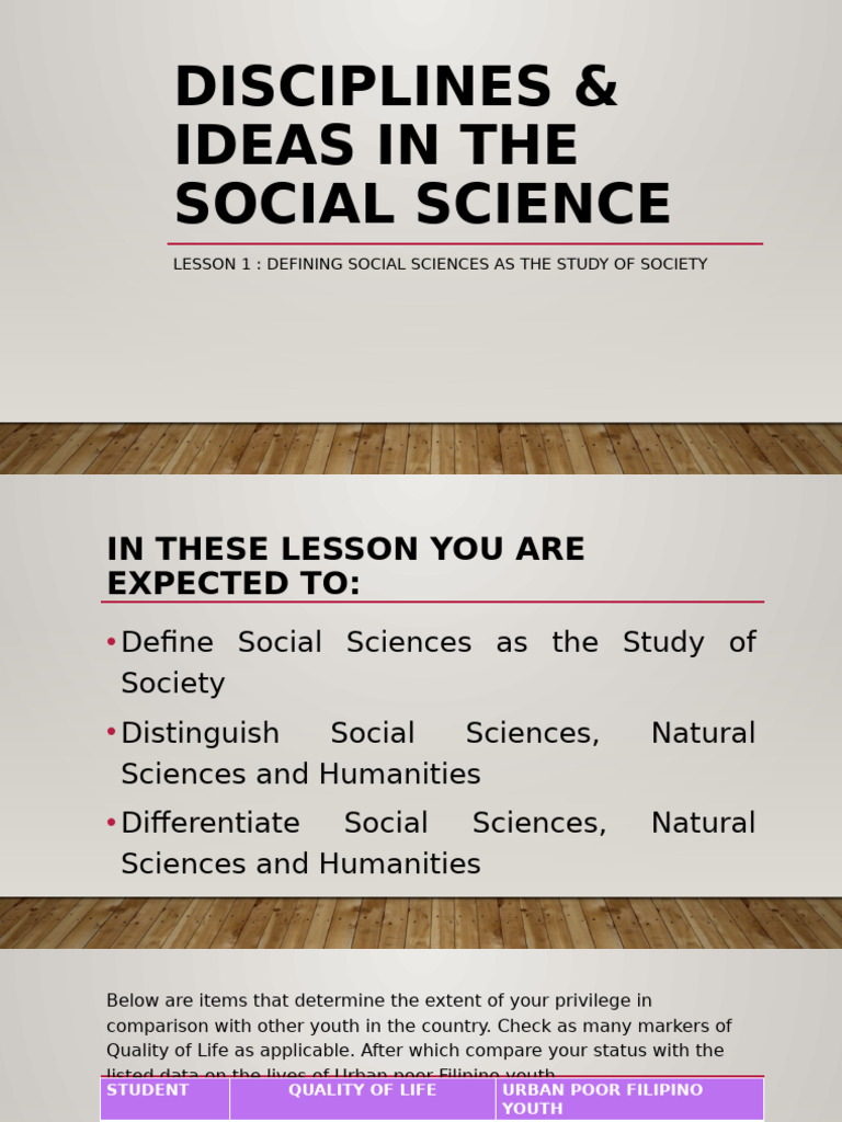 Disciplines & Ideas in The Social Science | PDF