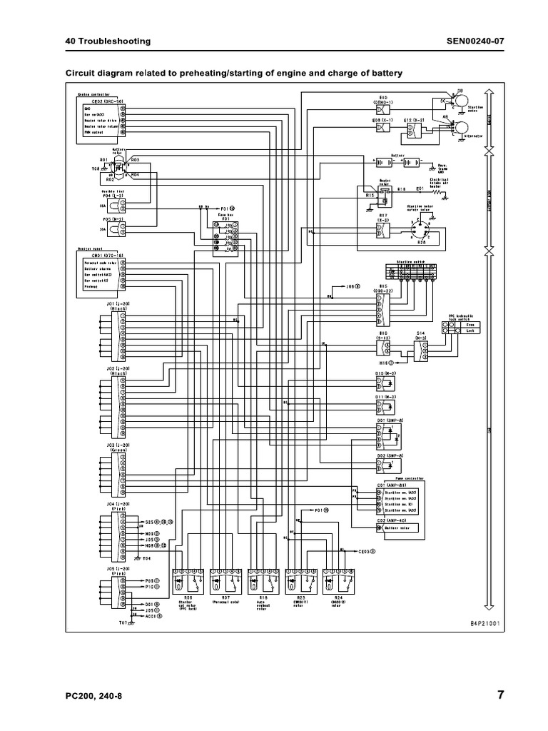 Power Circuit Komatsu | PDF