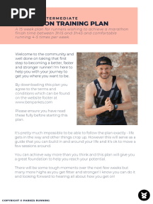 Marathon L3 & Strength