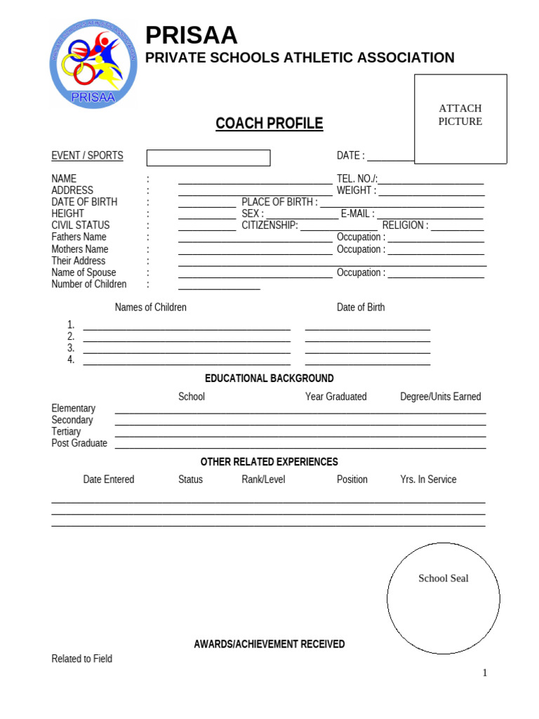 Prisaa Coach Profile | PDF | Career & Growth