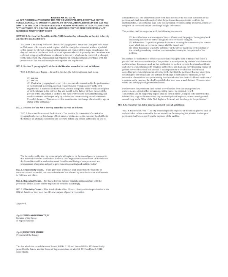 Ra 10172 | PDF
