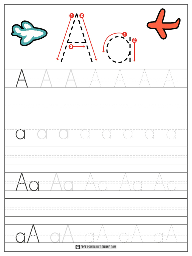 Alphabet Handwriting Worksheets | PDF