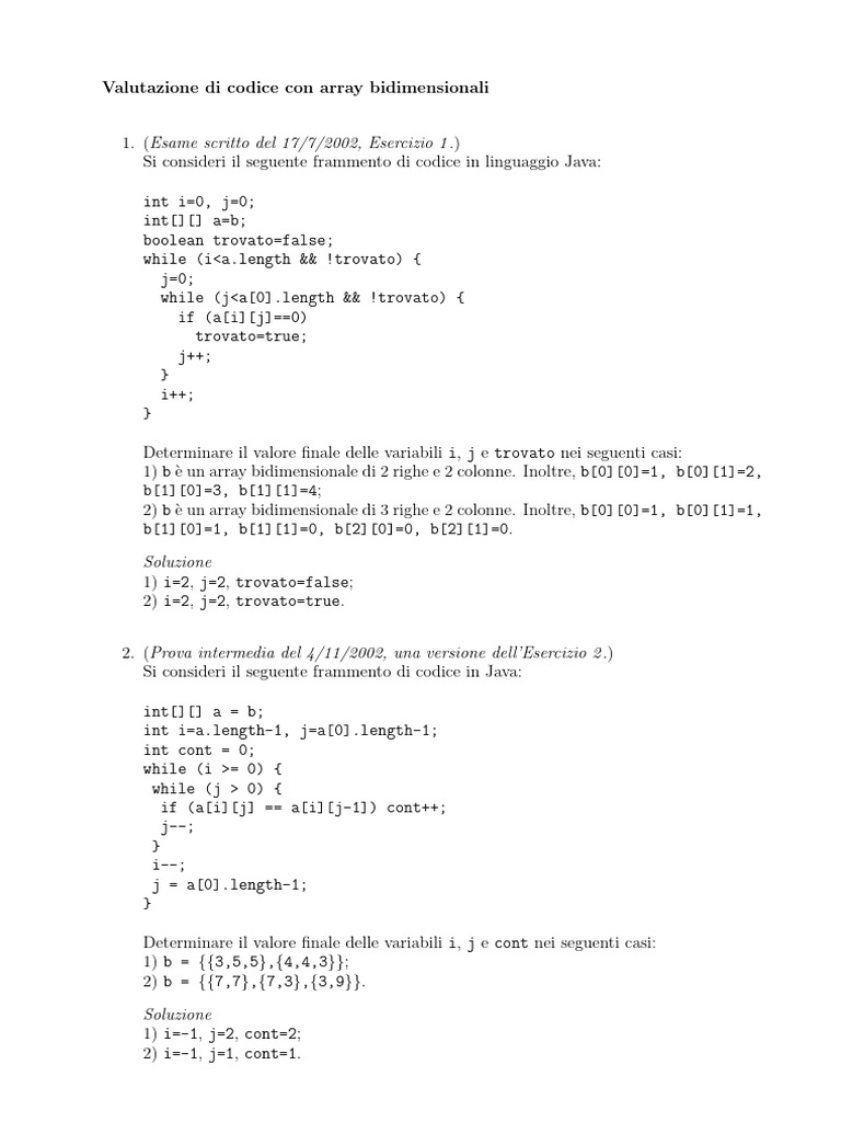 Array Bi | PDF