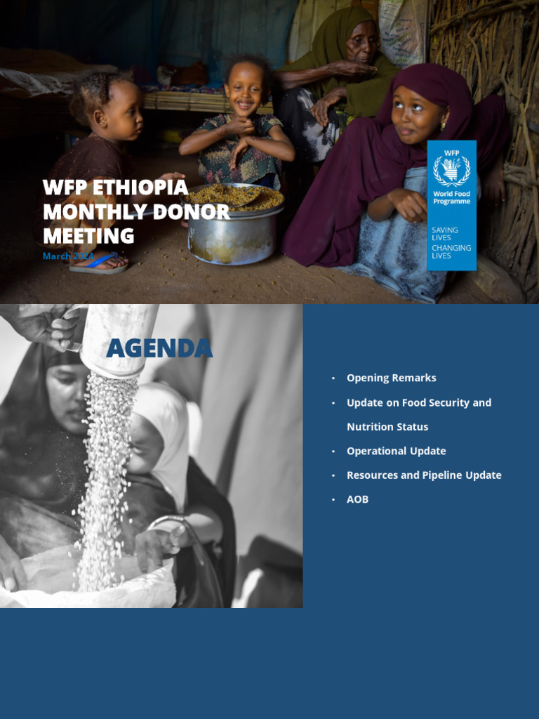 WFP Ethiopia Donor Briefing - 13 March 2024 | PDF