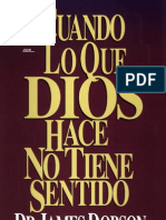 JAMES DOBSON Cuando Lo Que Dios Hace No Tiene Sentido 141pg.