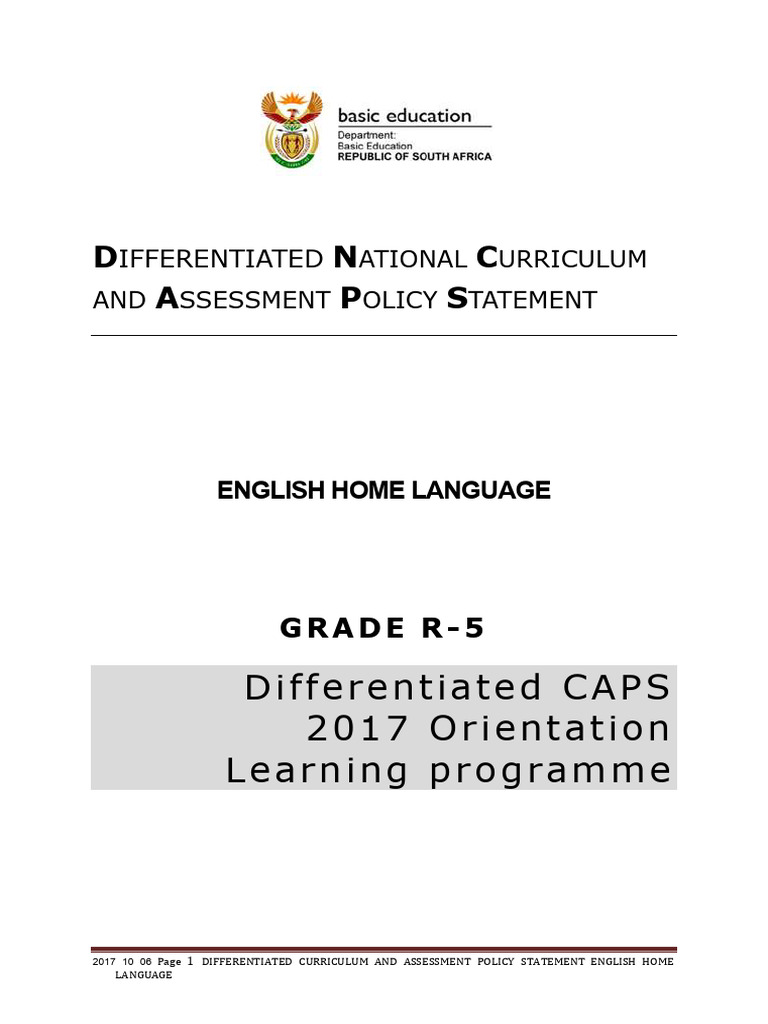 DCaps HL | PDF | Reading Comprehension | Phonics