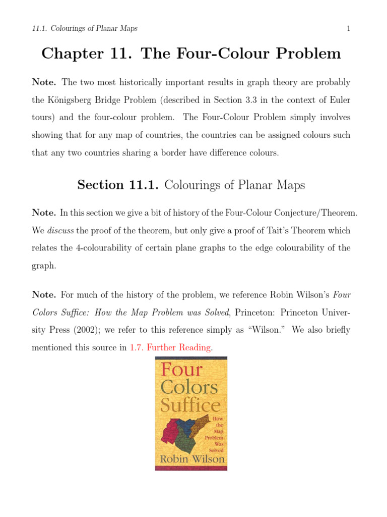 Four Color Problem | PDF