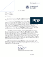 DHS Letter to Kyl