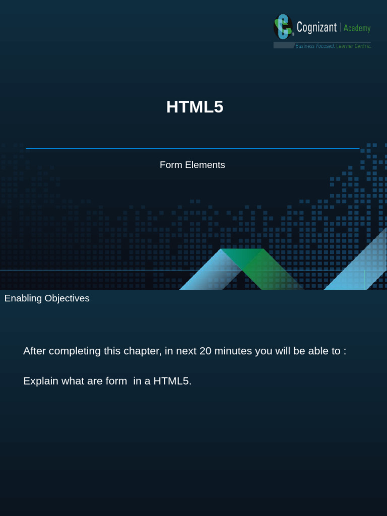 5 HTML5 - Form - Elements | PDF