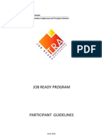Job Ready Program Guidelines