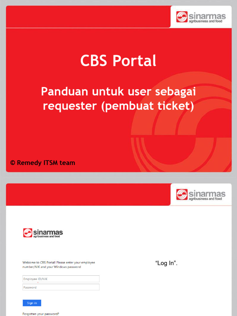 Panduan Login dan Penggunaan CBS Portal | PDF | Computing | Finance ...