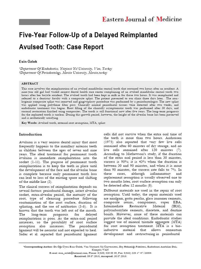 Publications 002 | PDF | Human Tooth | Periodontology