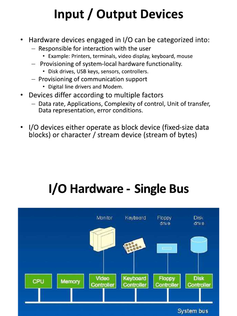 Input Output Management | PDF