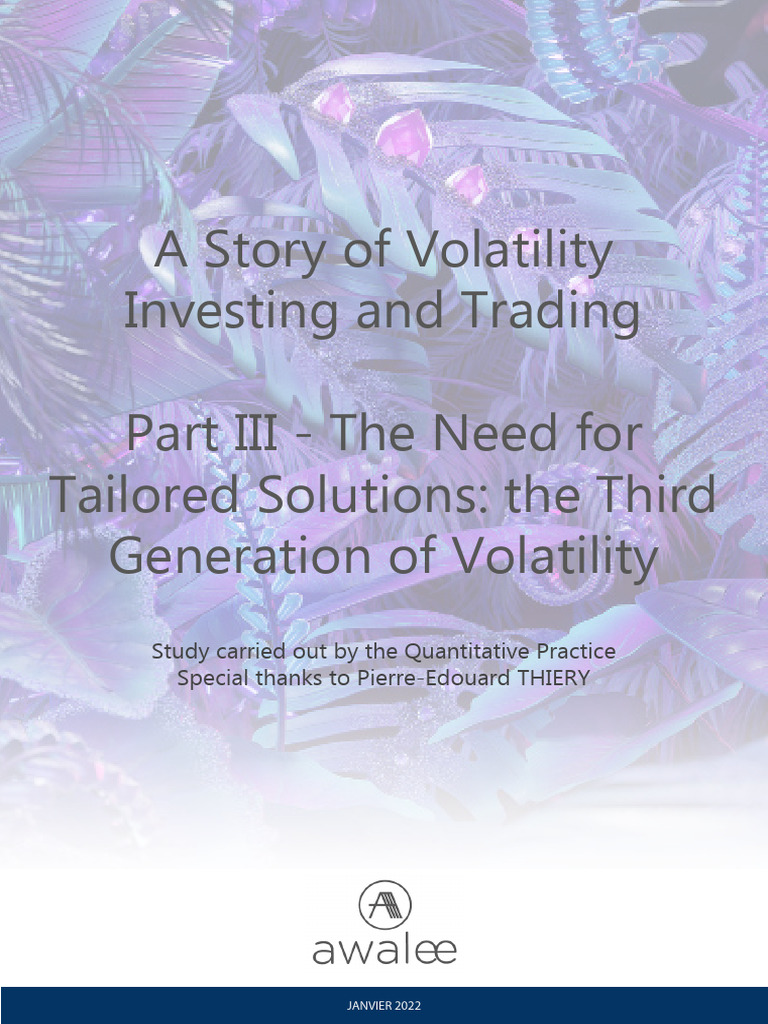 (Awalee) A Story of Volatility Corridor Variance, Conditional Variance ...