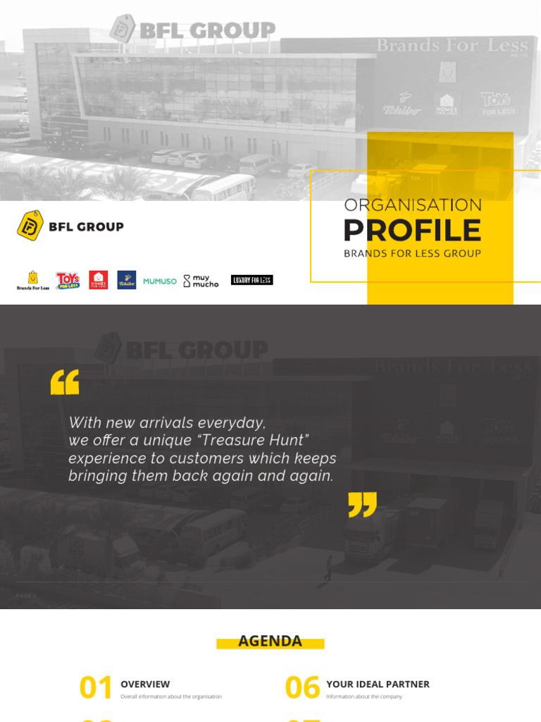 BFL Group Corporate Profile 1 2 | PDF