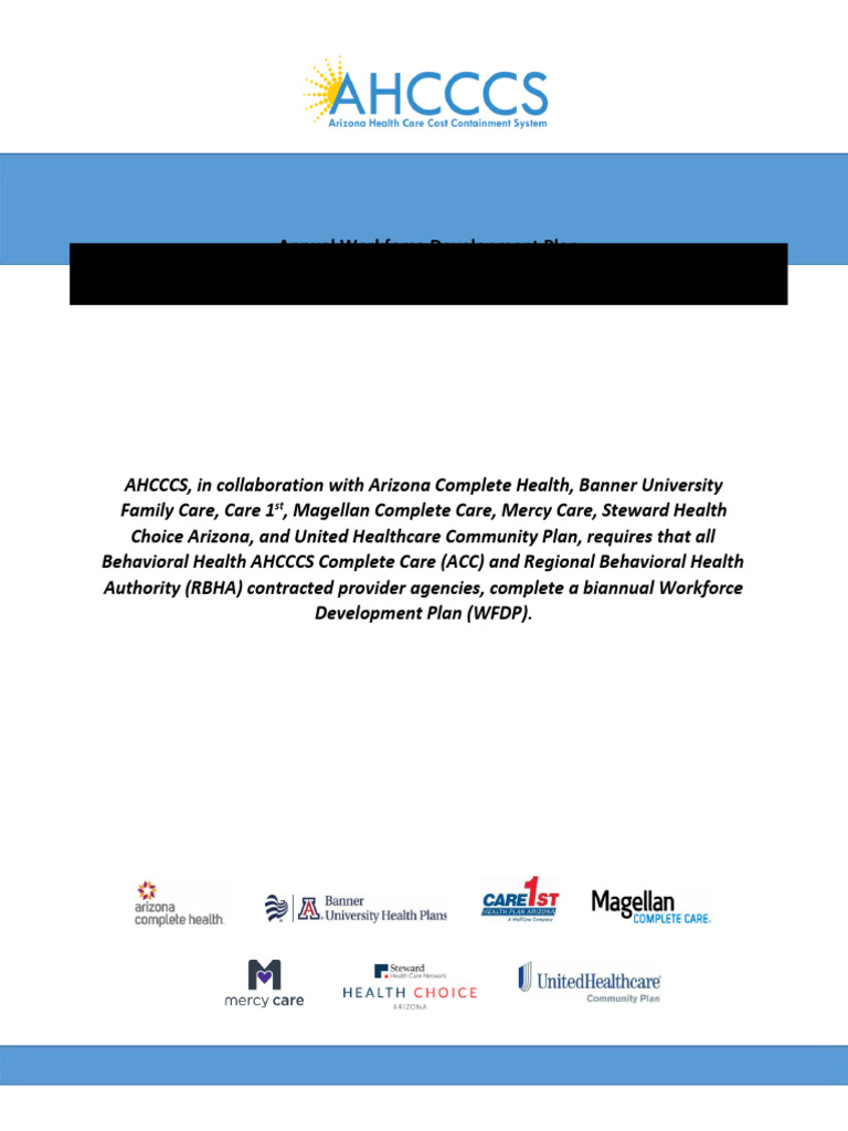 Annual Workforce Development Plan | PDF