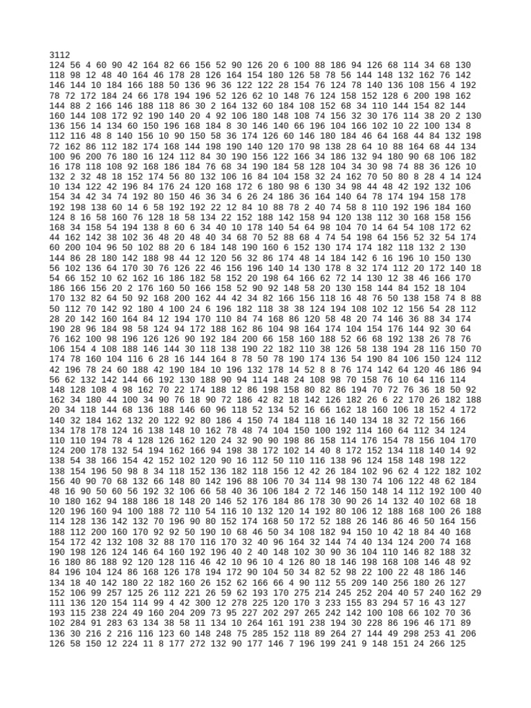 Data Analysis of Numerical Sequences | PDF