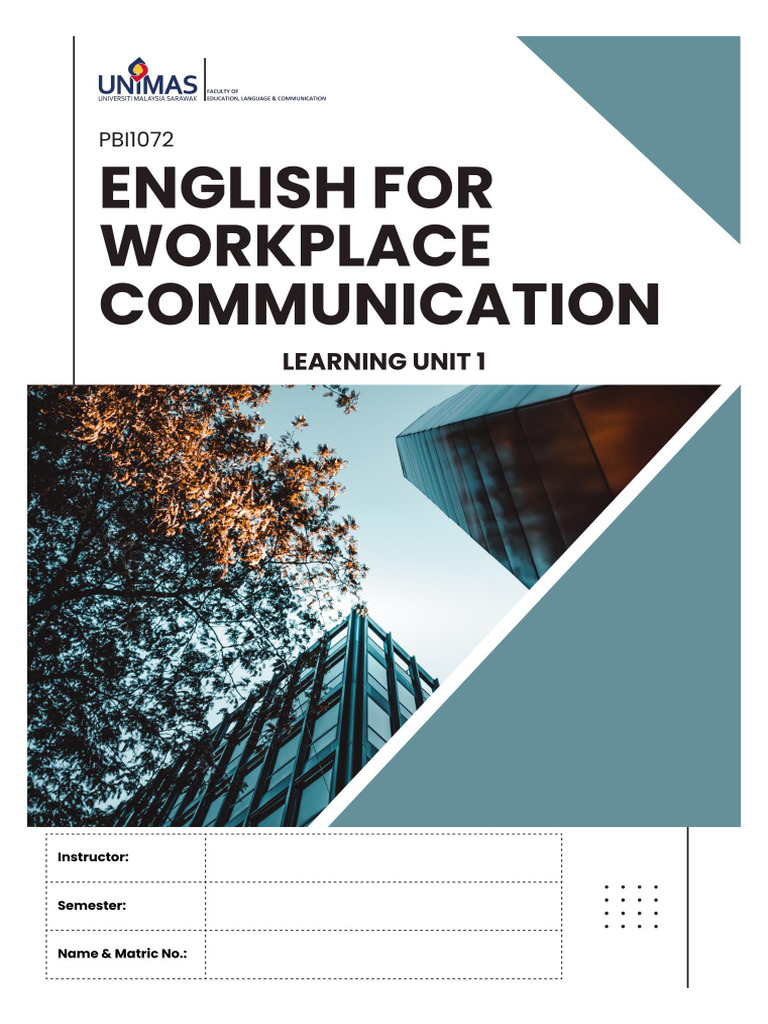 Workplace Communication Essentials | PDF | Nonverbal Communication ...