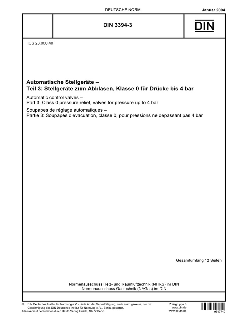 Din 3394-3 2004 | PDF