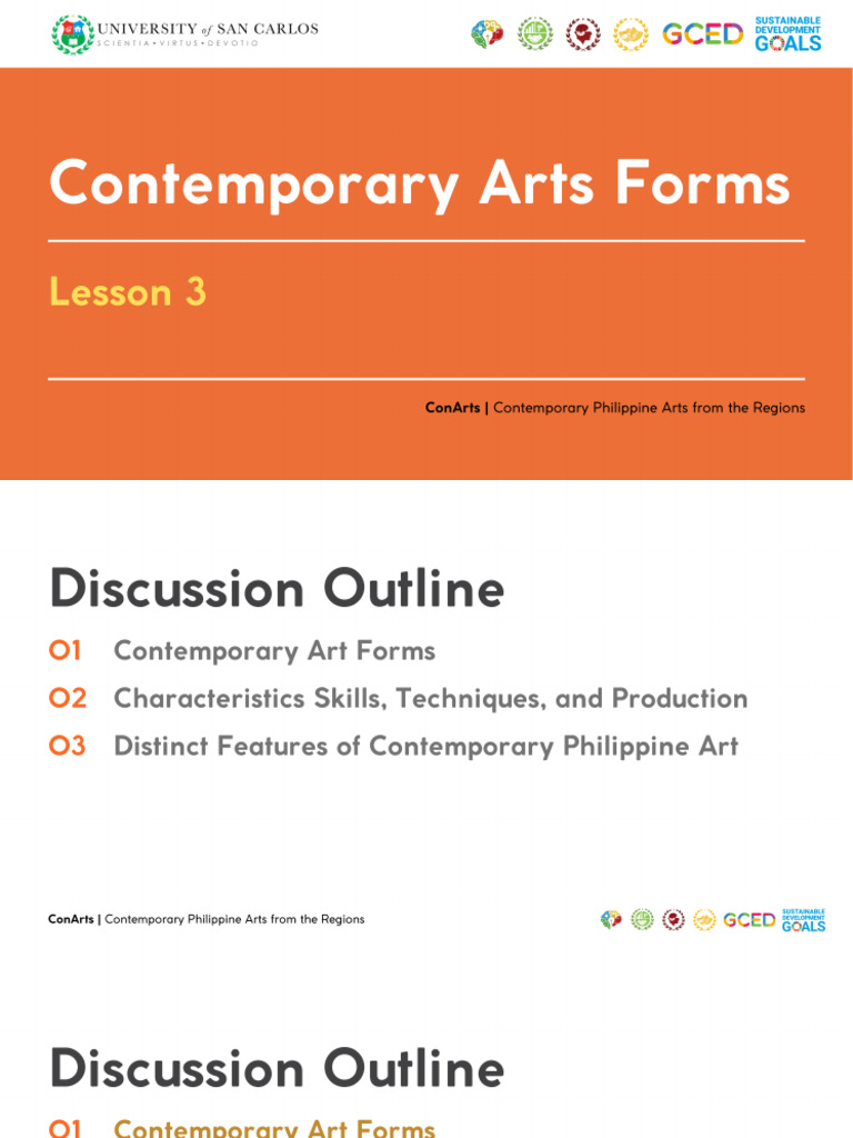 Conarts lesson 2 pdf