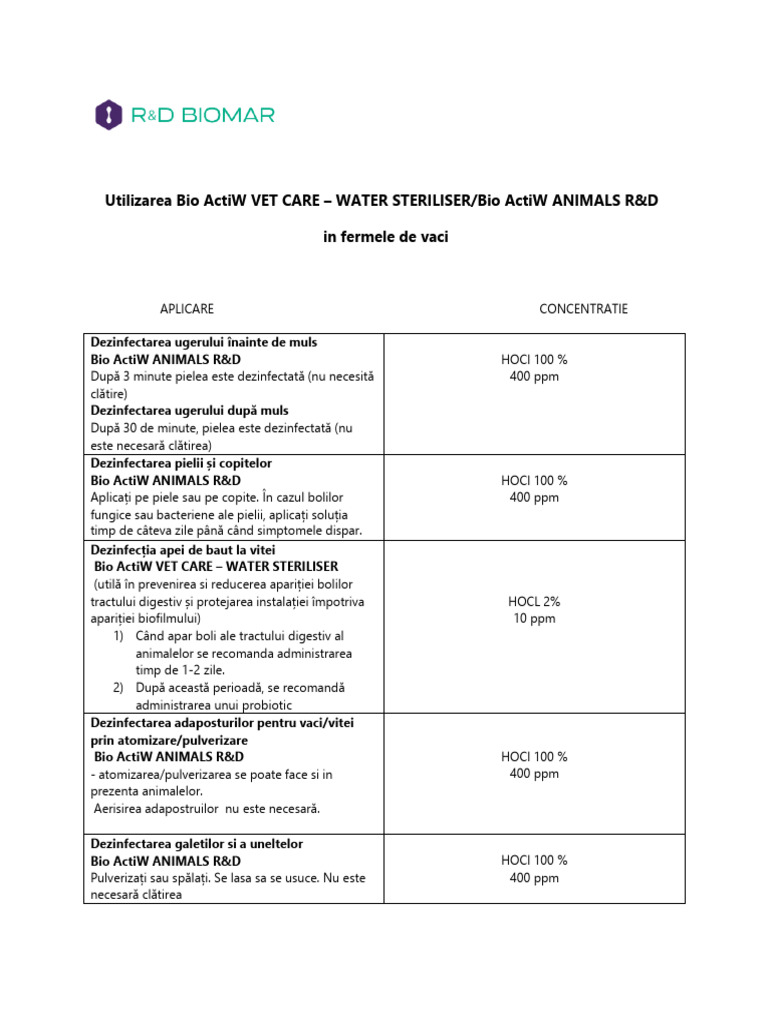 Protocol Bovine | PDF