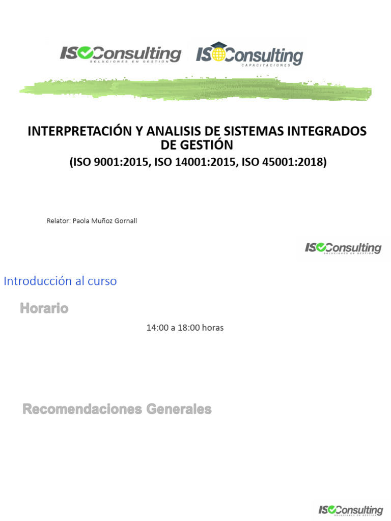 Fundamentos Trinorma 9001-14001-45001 16 Horas v2 | PDF