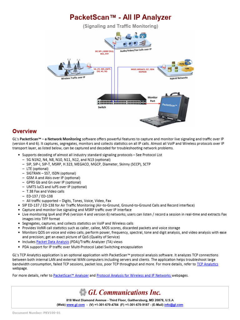 PacketScan Brochure | PDF