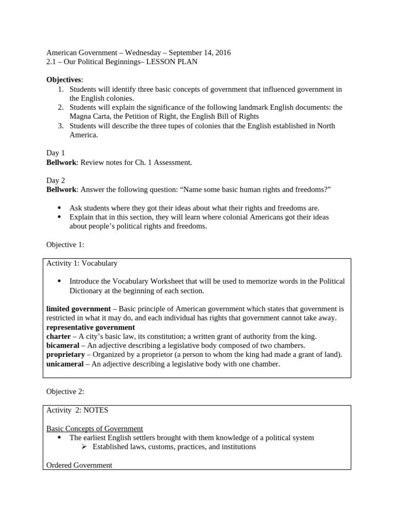 2.1 Our Political Beginnings 1 PDF