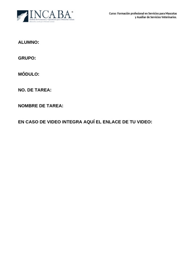Portada de Tareas Incaba | PDF