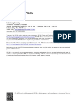 Redefining Security Author(s) : Richard H. Ullman Source: International Security, Vol. 8, No. 1 (Summer, 1983), Pp. 129-153 Published By: The MIT Press Stable URL: Accessed: 01/10/2009 10:23