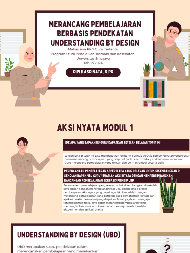 MErancang Pembelajaran Berbasis Understanding by Design | PDF