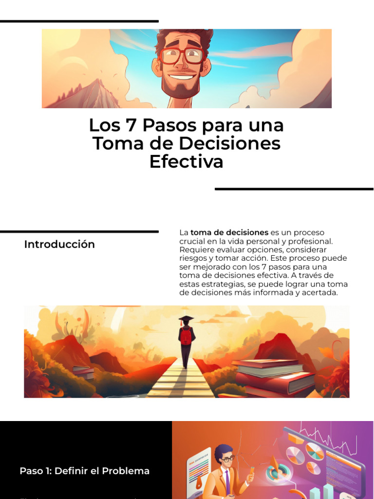 7 Pasos para Una Toma de Decisiones Efectiva | PDF | Toma de decisiones ...