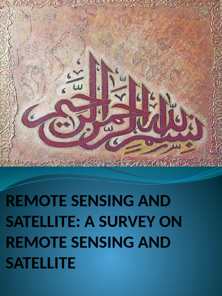 Satellite Remote Sensing Overview | PDF | Electromagnetic Radiation | Light