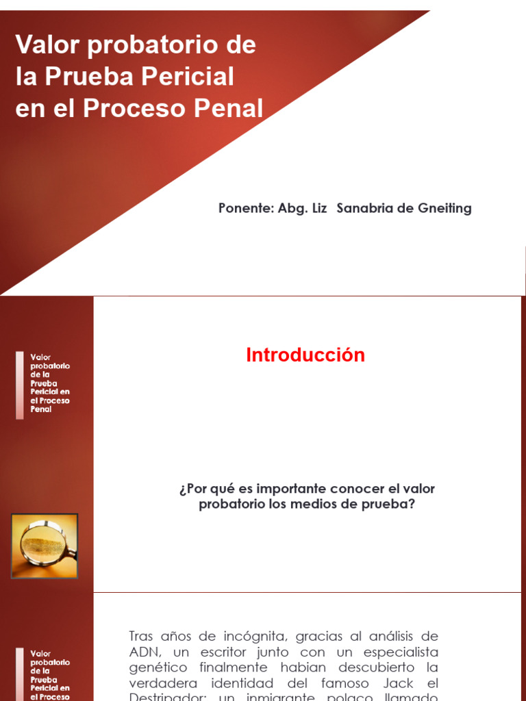 La prueba anticipada | PDF