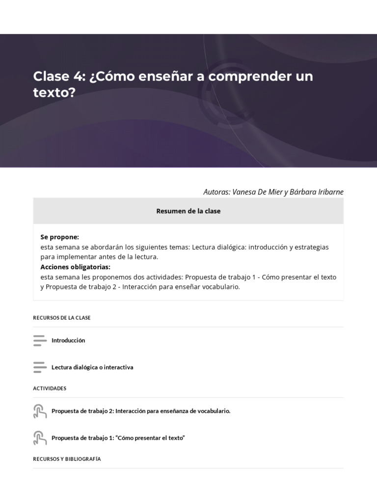 clase-4-como-ensenar-a-comprender-un-texto-VMM9Ttmc | PDF