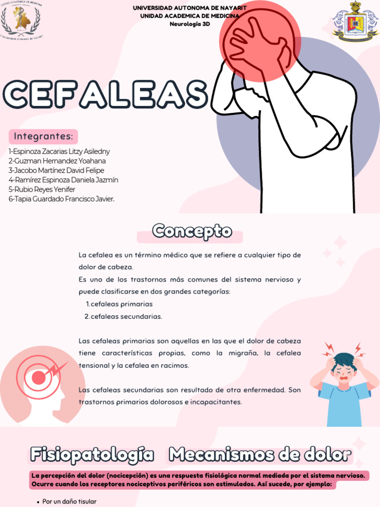 Cefaleas | PDF | Dolor de cabeza | Migraña