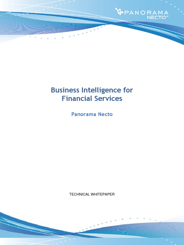 Business Intelligence For Financial Services | PDF | Business ...