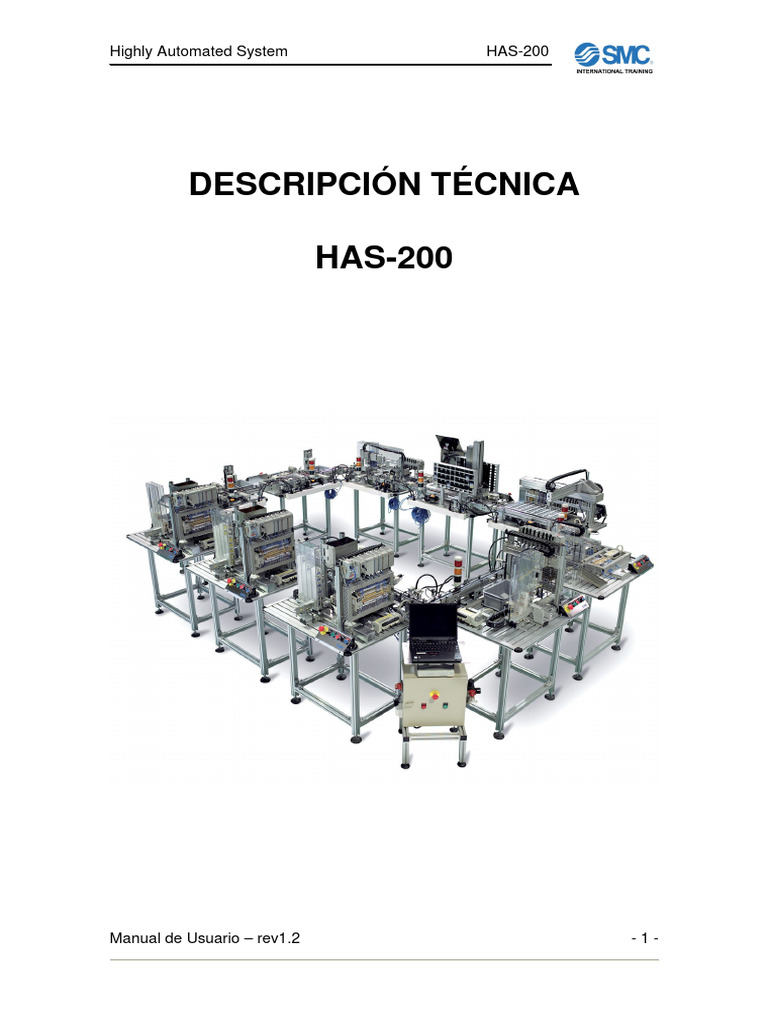 Manual de Usuario HAS-200: Etiquetas y Layout | PDF | Scada | Informática