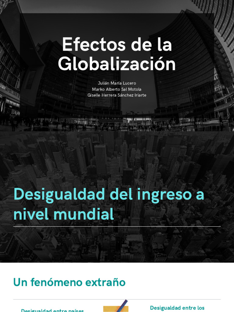 Efectos de La Globalización | PDF