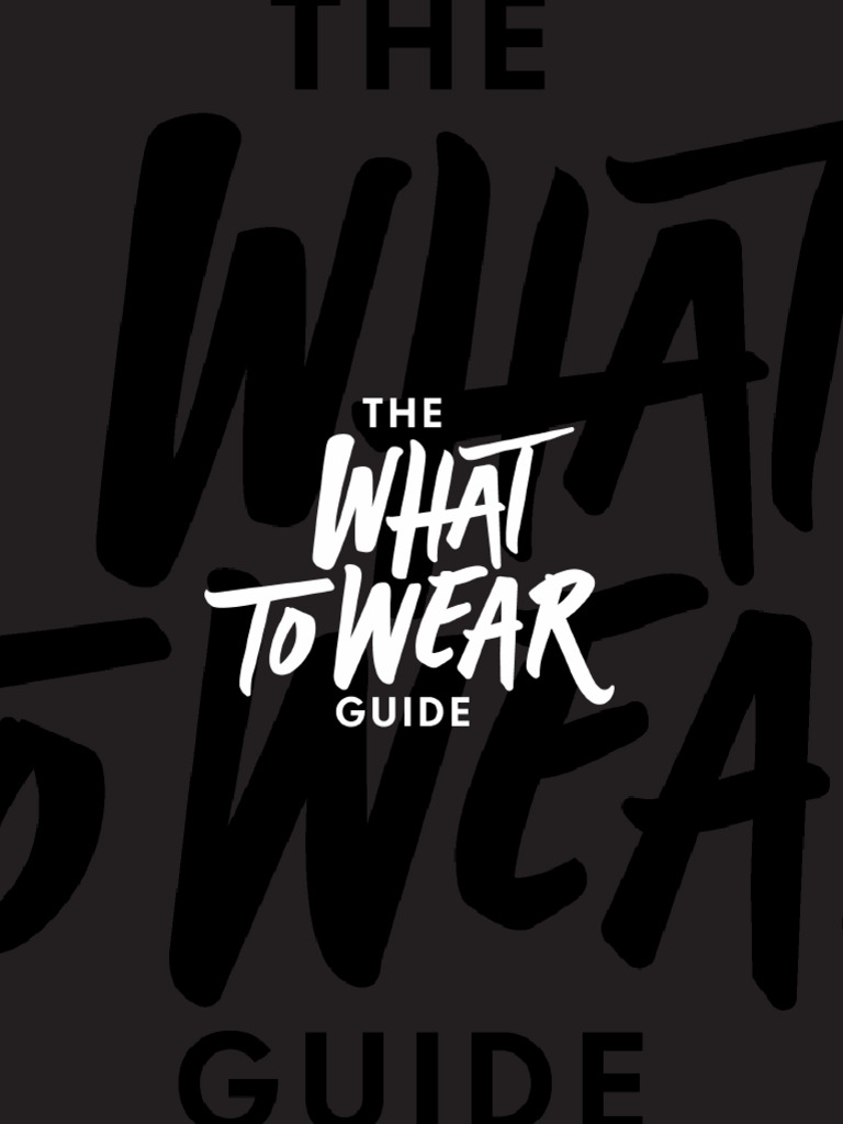 Girls What To Wear Guide | PDF