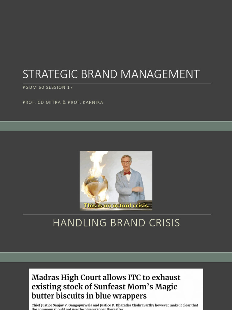 Sbm 60 Session 17 Brand Crisis Management Pdf