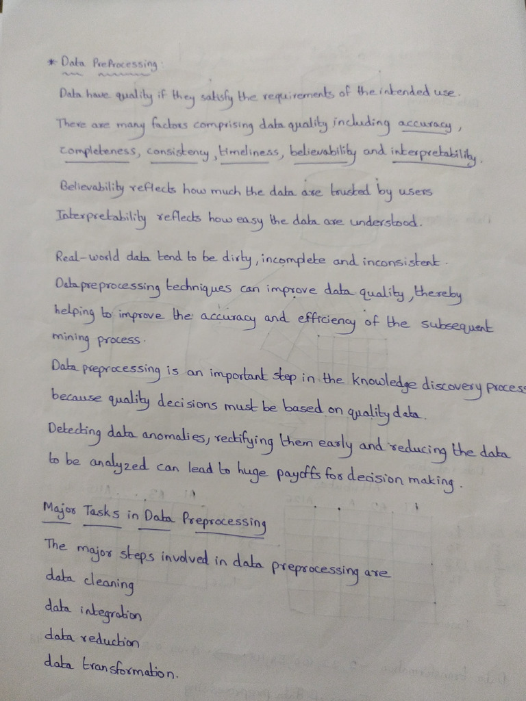 Data Pre Processing Unit 1 Dm (1) | PDF