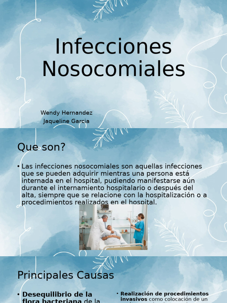 Infecciones Nosocomiales Pdf