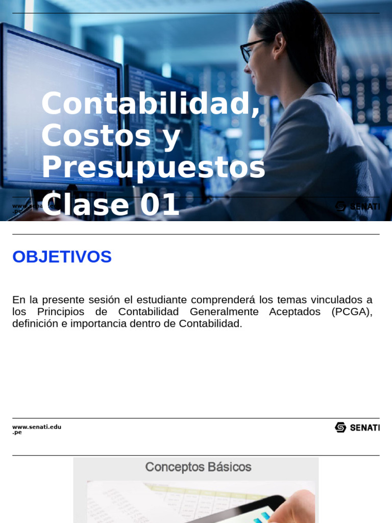 Contabilidad, Costos y Presupuestos - Semana 02 SENATI | PDF