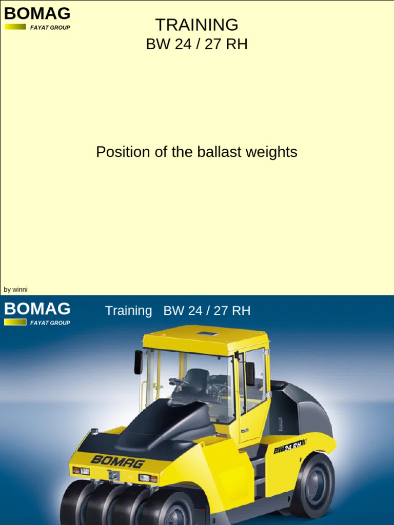 BW24-27RH 22.02.07 Lenkachse Und Gewichte | PDF