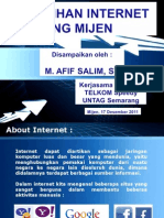 Materi Pelatihan Internet Untuk Guru dan Siswa SMU Kec. Mijen, Semarang